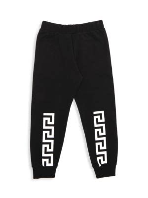 Versace Little Kid's Felpa + St. Logo Greca Sweatpants